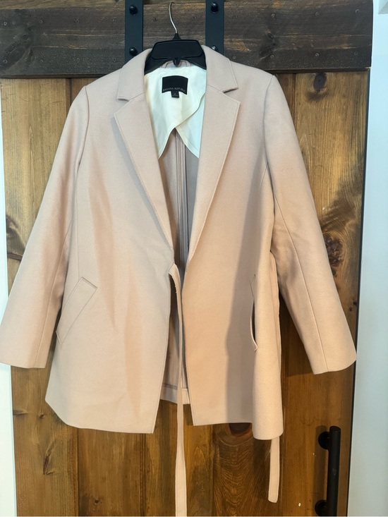 Banana Republic Jackets & Blazers - Banana Republic Blush Pink Belted Wool-Blend Blazer